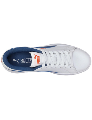 Puma Kids Smash v2 - White/Cobalt